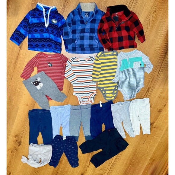 Baby Boy 6 Month Winter Lot Polo Ralph Lauren Carters Osh Kosh 17 Pcs - Picture 16 of 16